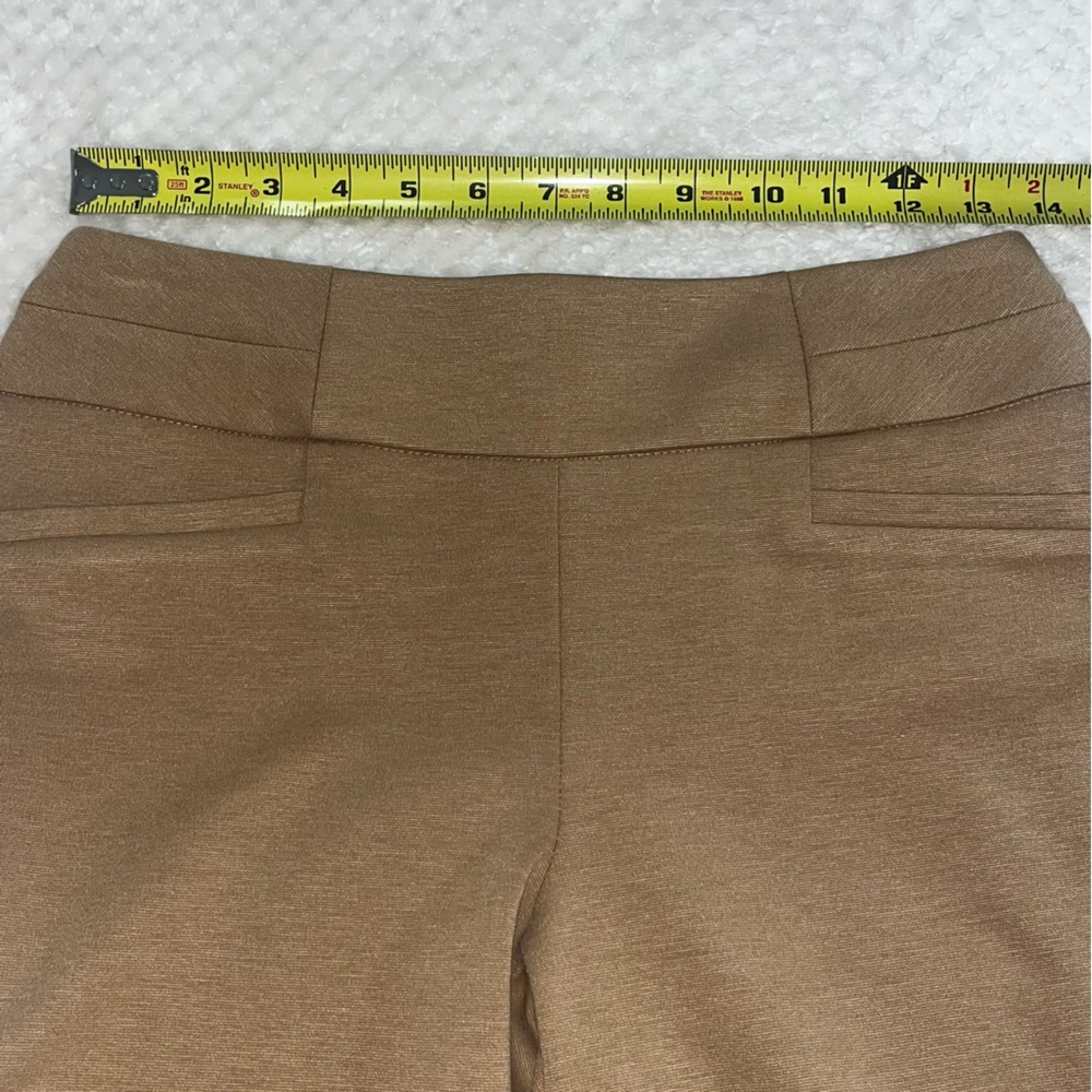 New York & Company Womens Dress Pants Tan Boot Cut Trousers Stretch Small NWT - Picture 6 of 8
